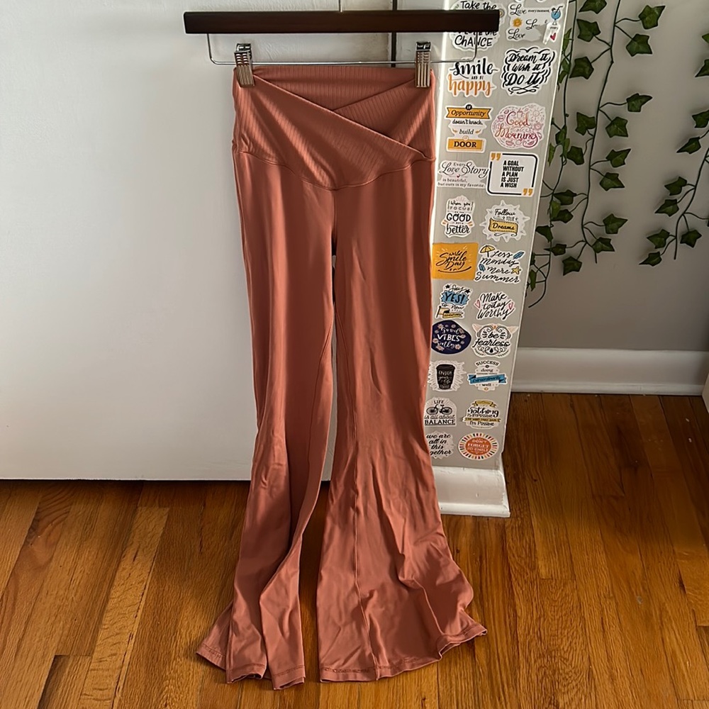 Aerie flared cross over leggings